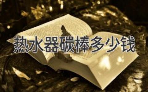 热水器碳棒价格揭秘：选购指南与维护技巧