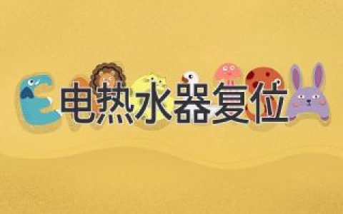 电热水器复位：解决热水问题指南