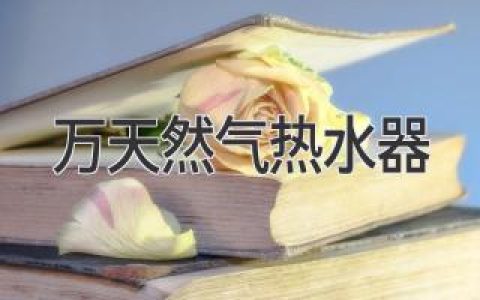万天然气热水器：打造舒适、高效的家庭洗浴体验