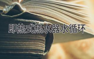 即热式热水器水循环