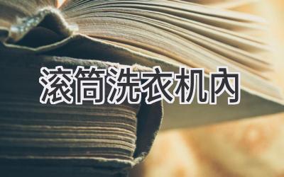 滚筒洗衣机内