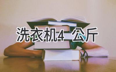 洗衣机4公斤