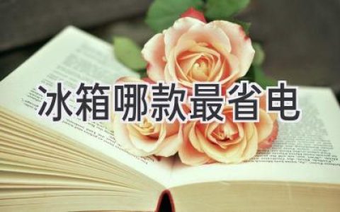 选购低能耗冰箱，省钱又环保！