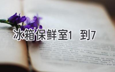 冰箱保鲜室1到7