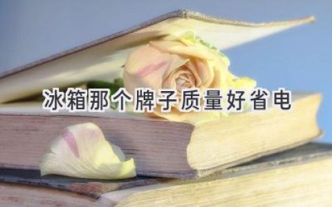 挑剔用户必看！揭秘省电又耐用的冰箱品牌！