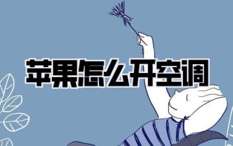 苹果怎么开空调