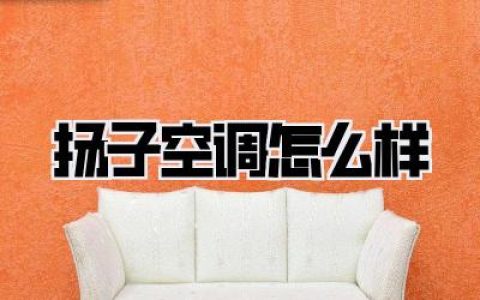 扬子空调怎么样