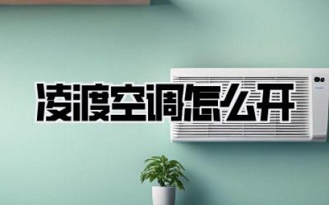 凌渡空调怎么开