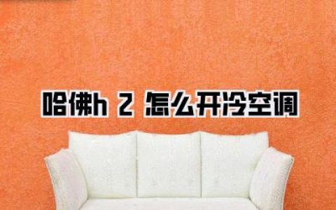 哈佛h2怎么开冷空调