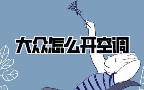 大众怎么开空调