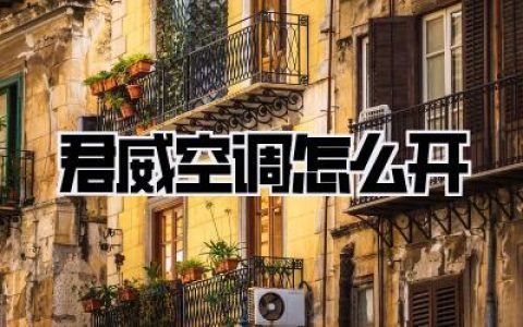 君威空调怎么开