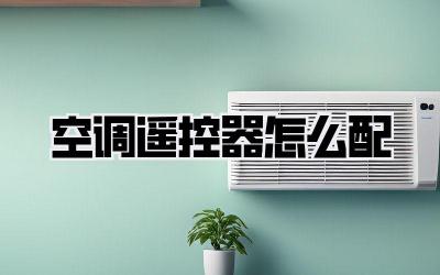 空调遥控器怎么配