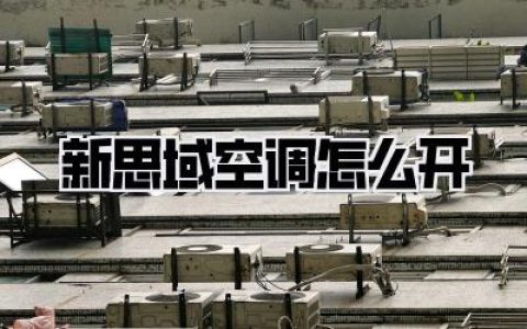 《新思域空调怎么开》超详细攻略！告别车内闷热，清凉一夏就靠它！