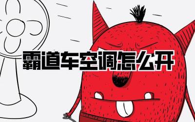 霸道车空调怎么开