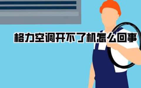格力空调罢工？别慌！自救指南：教你搞定《格力空调开不了机怎么回事》