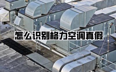 怎么识别格力空调真假