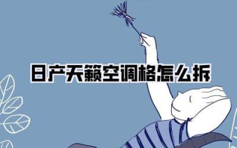 【技巧分享】手把手教你：轻松搞定日产天籁空调格怎么拆！