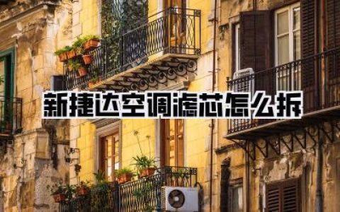 【2024超详细保姆级教程】新捷达空调滤芯怎么拆？自己动手5分钟搞定，告别4S店“智商税”！