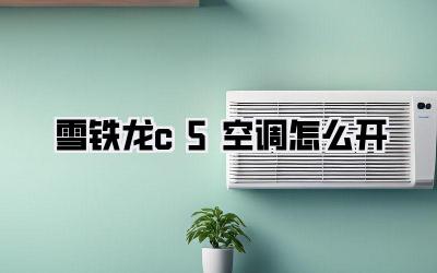 雪铁龙c5空调怎么开
