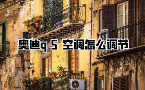 奥迪Q5空调调节终极指南：舒适驾乘，告别手忙脚乱！
