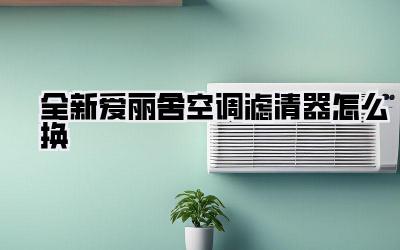 全新爱丽舍空调滤清器怎么换
