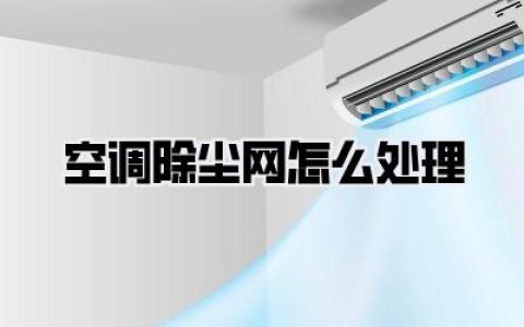 【空调除尘网怎么处理】电费暴涨、异味扑鼻？罪魁祸首竟是它！手把手教你自救