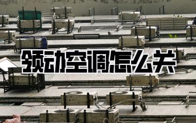 领动空调怎么关