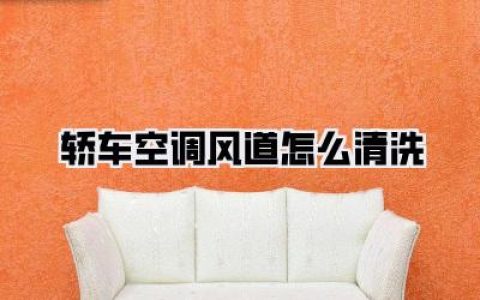【轿车空调风道怎么清洗】终极指南！告别霉味，自己动手省下800大洋，比4S店洗得还干净！