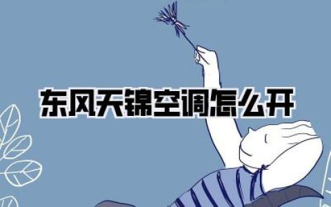 【东风天锦空调怎么开】