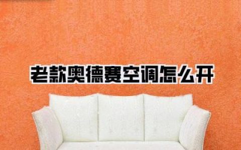 【老款奥德赛空调怎么开】