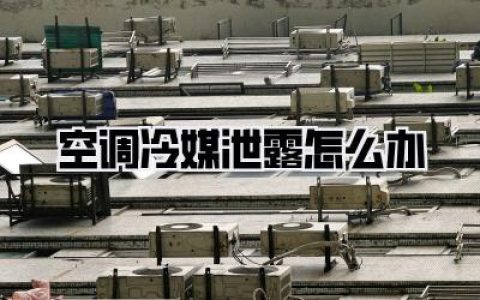 别再傻傻加氟了！空调冷媒泄露怎么办？亲身血泪史教你自查+避坑