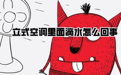 【立式空调里面滴水怎么回事】