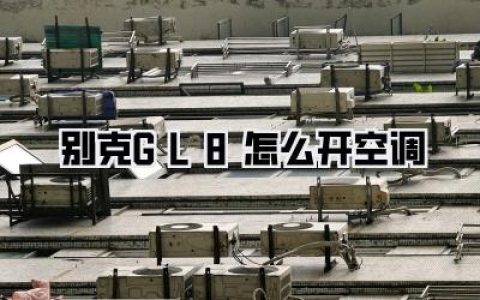 【保姆级教程】别克GL8怎么开空调？从小白到大神，看完这篇就够了！