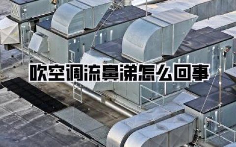 元凶三：你吹的不是冷气，是“陈年老灰”大礼包！—— 空调里的过敏原