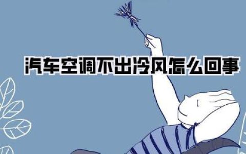 汽车空调不出冷风怎么回事？别急，老司机手把手教你解决夏日驾驶难题！