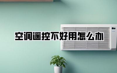 空调遥控不好用怎么办