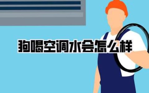 惊魂一夜！我差点因为一碗水失去它…深度解析狗喝空调水会怎么样