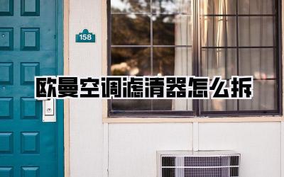 欧曼空调滤清器怎么拆