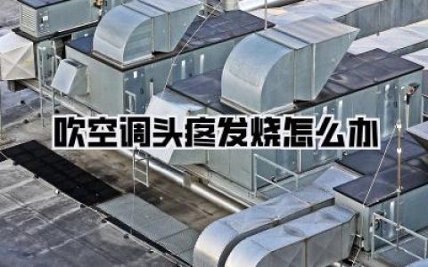 吹空调头疼发烧怎么办？别慌！亲测有效的告别“空调病”全攻略！