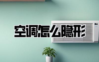 空调怎么隐形